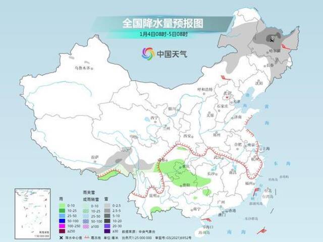 中东部气温步入升温通道 南方降雨减少东北等地降雪增多