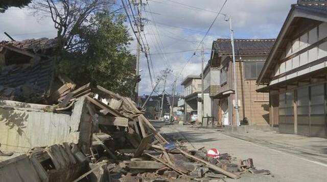 日本能登地区多地受灾严重（日本TBS电视台）