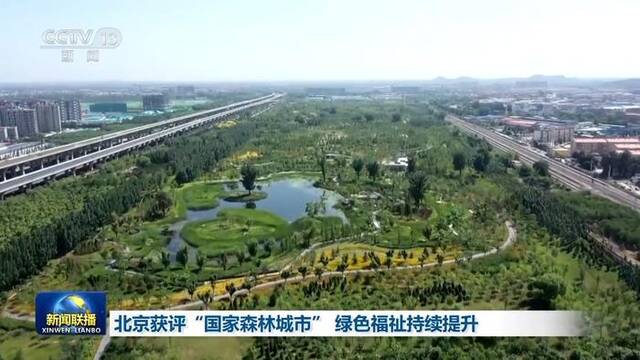 北京获评“国家森林城市” 绿色福祉持续提升