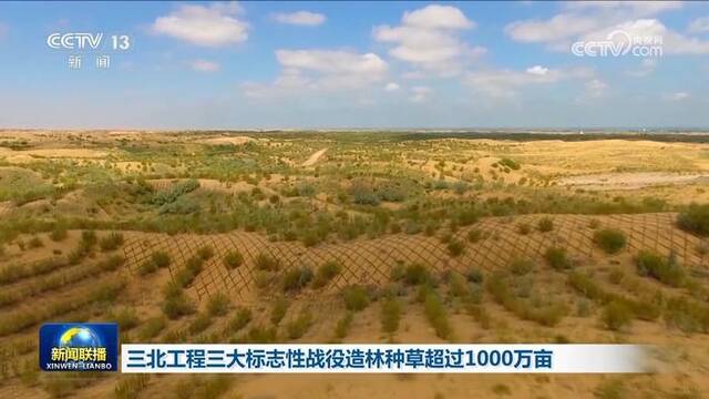 三北工程三大标志性战役造林种草超过1000万亩