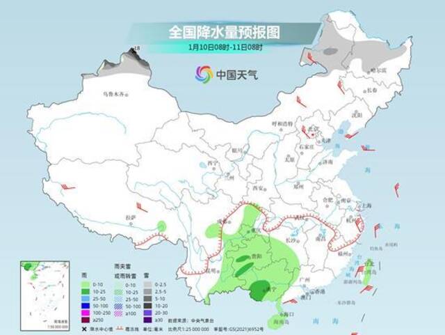 本周三股冷空气轮番登场难改偏暖格局 南方仍有阴雨来扰