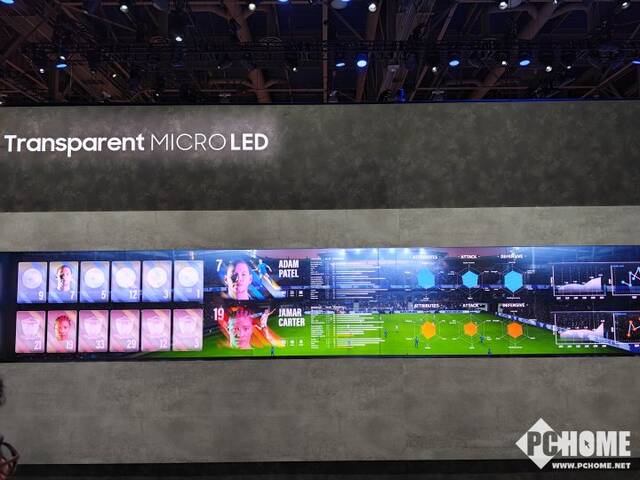 CES2024：三星首次全球展出透明/可拼接MicroLED面板