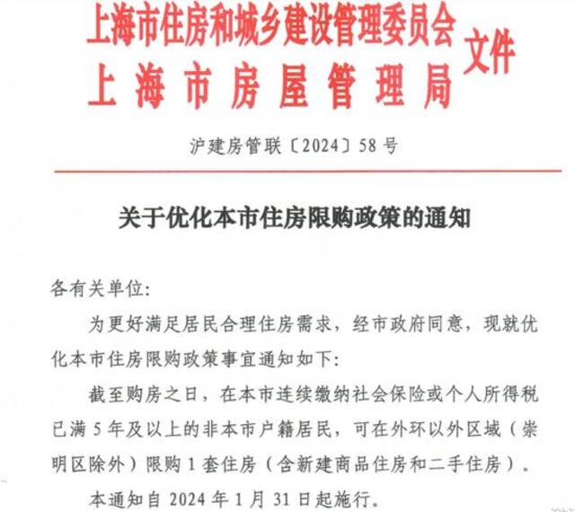 上海支持非户籍单身人士购房，苏州取消限购，多城楼市政策变了