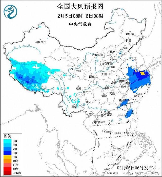 暴雪、冰冻、大雾、大风，中央气象台四预警齐发