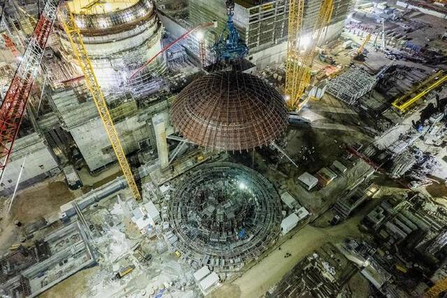 1月2日，土耳其第一座核电站阿库尤核电站项目正在施工/ICPhoto