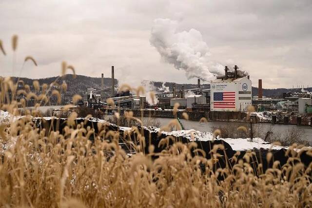 美国钢铁公司位于宾夕法尼亚州的埃德加汤姆森钢铁厂（视觉中国）