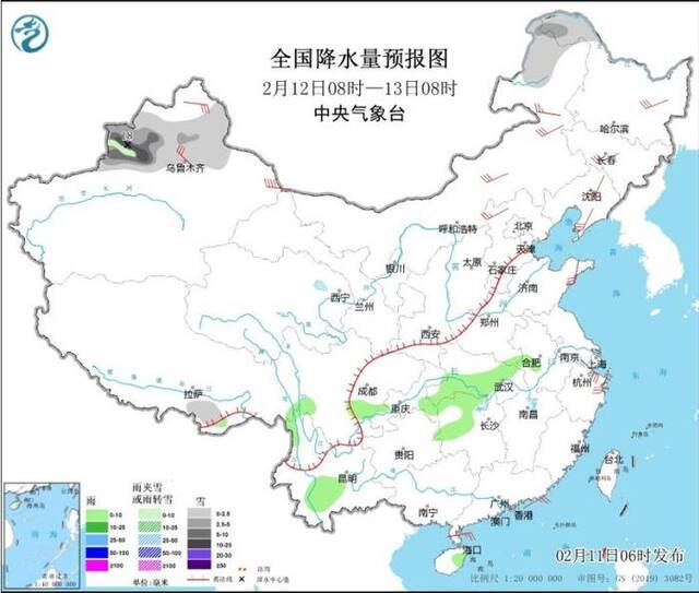 中央气象台继续发布大雾橙色预警 新疆阿勒泰等地有强降雪