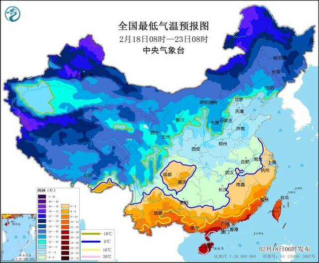 中央气象台发布寒潮橙色预警