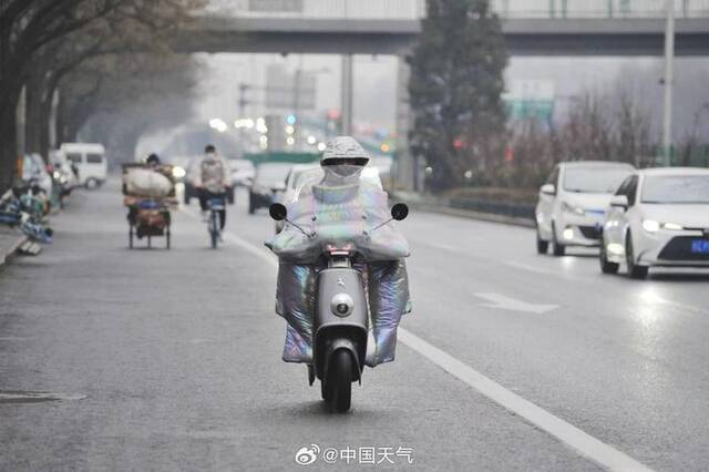 北京龙年第一场雨来了