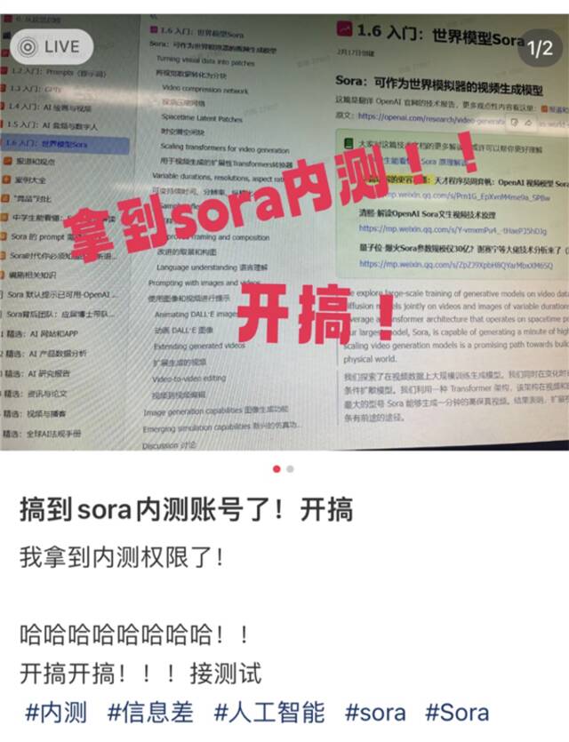 299元卖Sora内测账号！中文互联网的创造力 全拿来骗钱了