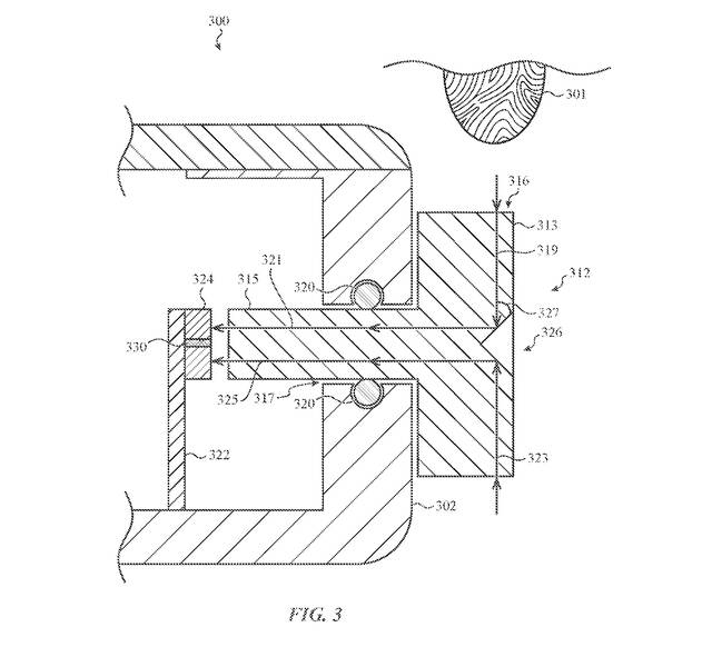 苹果 Apple Watch 新专利：数字表冠仅能旋转一圈，改用光敏表面丰富交互体验