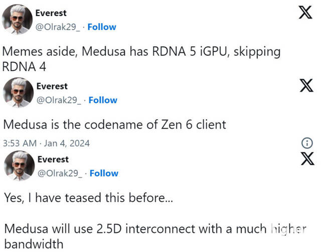 曝AMD Zen 6架构采用2.5D互联 搭配RDNA 5核显