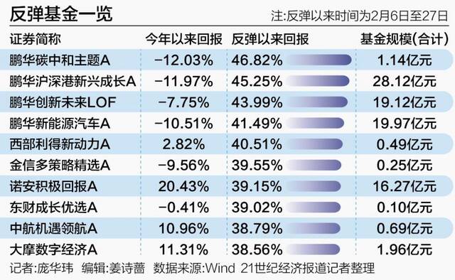 基金反弹：AI、能源赛道领先