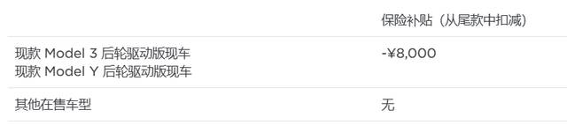 特斯拉官网推 8000 元保险补贴，Model 3 或 Model Y 限时可享