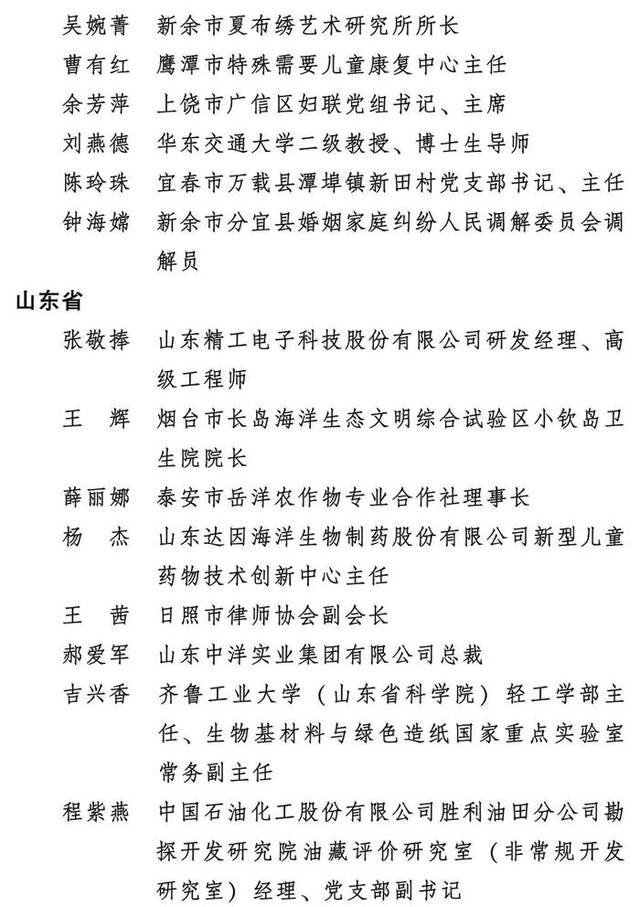 2023年度全国三八红旗手标兵、全国三八红旗手、全国三八红旗集体全名单公布