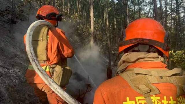 大火逼近雅江县城蔓延至318国道，森林消防3次逆行成功截断