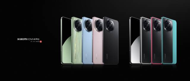 Xiaomi Civi 4 Pro发布：首发骁龙8s Gen 3、还有徕卡+大师人像加持