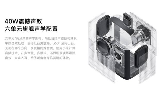 小米 Xiaomi 户外蓝牙音箱 Camp 上架：6 单元 40W，售 699 元