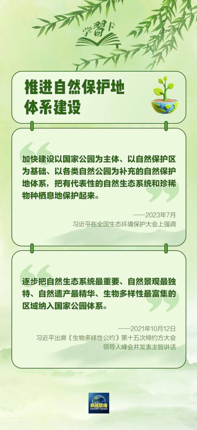 学习卡丨“从种树开始，种出属于大家的绿水青山和金山银山”