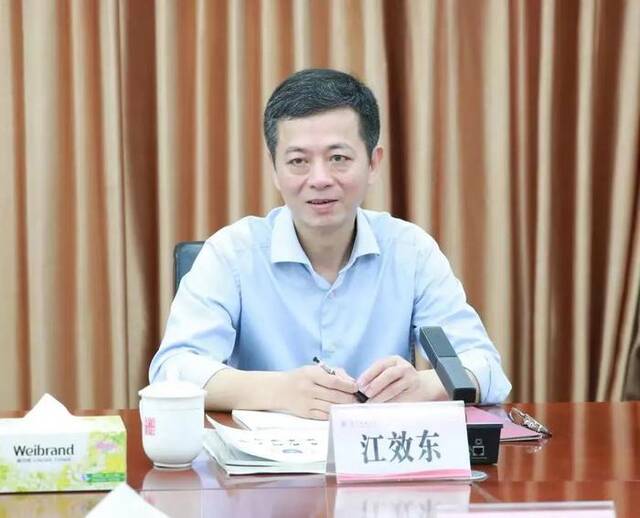 江效东。图片来源：广东药科大学公众号