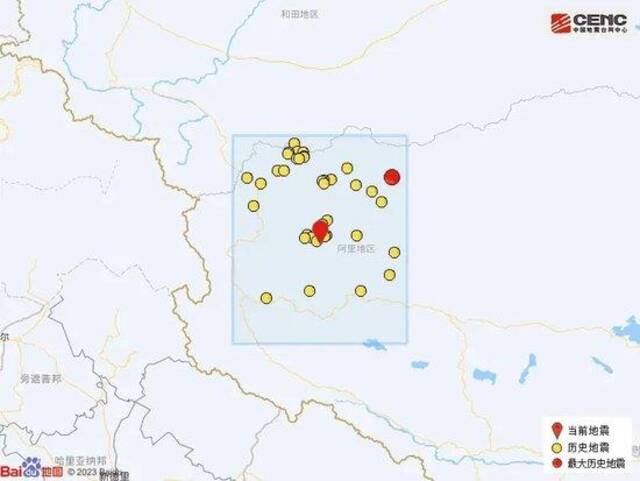 西藏阿里地区日土县发生5.2级地震，震源深度10千米