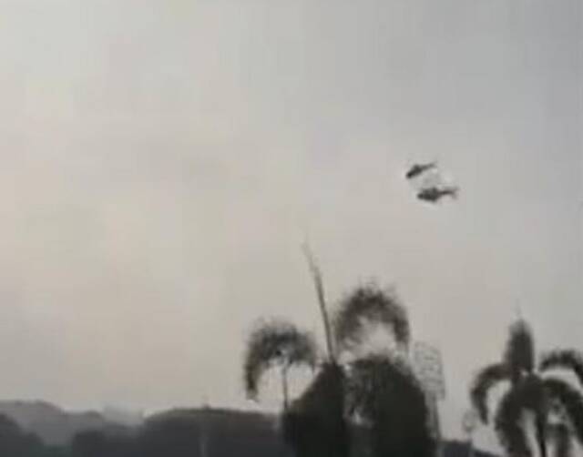 马来西亚军方两架直升机相撞后坠毁致10人死亡，总理发声：令人心痛的悲剧