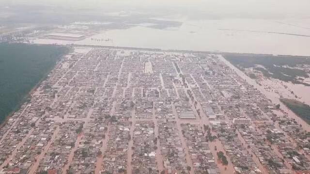 暴雨致巴西南里奥格兰德州多个监狱被困