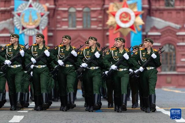 莫斯科举行卫国战争胜利日阅兵式彩排