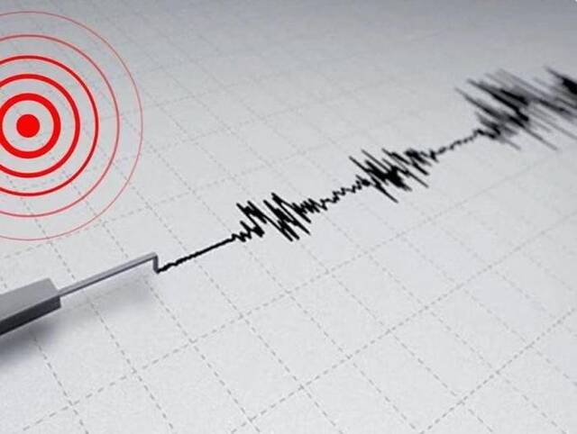 中国地震台网自动测定：中国台湾附近发生5.3级左右地震