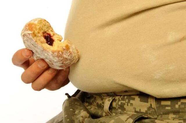 美军肥胖问题日益严重。图/美国《军队时报》