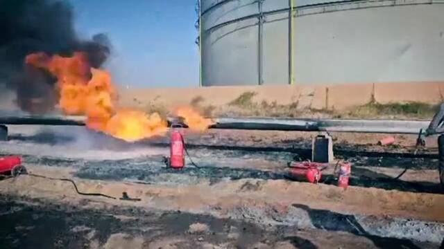 喀土穆炼油厂在苏丹武装冲突中遭空袭