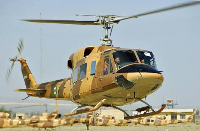 伊朗空军装备的贝尔212直升机。图/美国航空网站