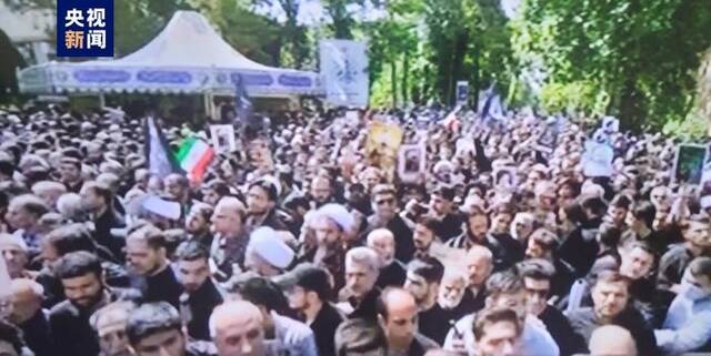 伊朗总统莱希等直升机事故罹难者告别仪式在德黑兰举行