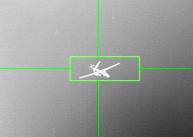胡塞武装公布的“死神”无人机画面