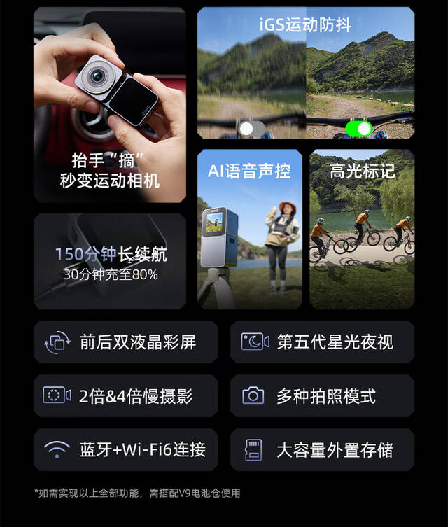 360 行车记录仪 V9 上架：支持行车运动双模式 / 4K 画质，预售 499 元