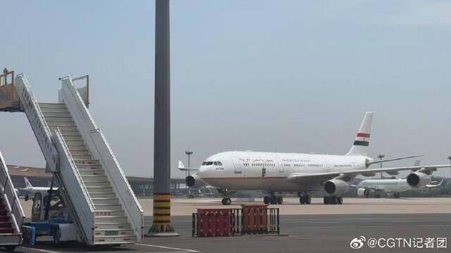 埃及总统塞西抵达北京，开始对中国进行国事访问