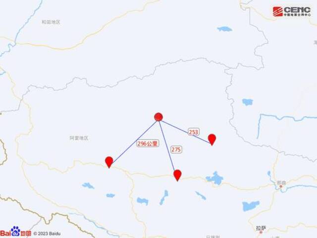 西藏那曲市尼玛县发生5.9级地震，震源深度8千米