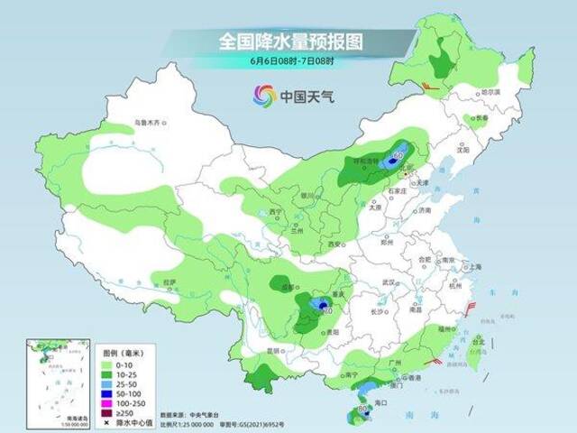 华南降雨不断华北东北多雷雨 南方多地气温较常年同期偏低