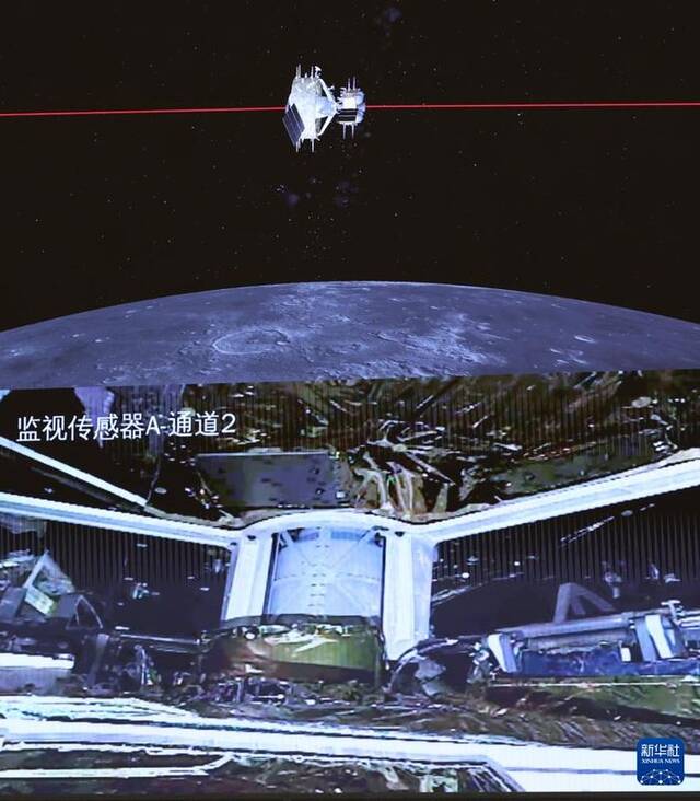 新华全媒+丨嫦娥六号完成月球轨道交会对接与在轨样品转移