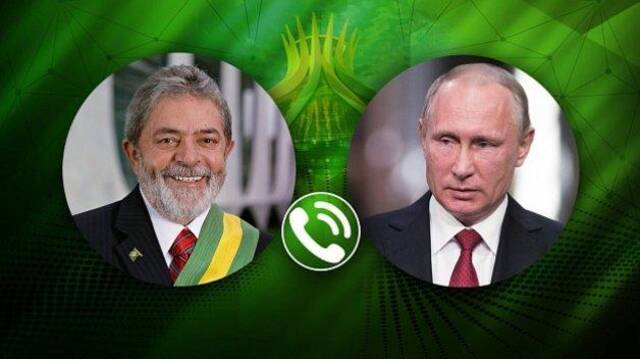 俄罗斯总统与巴西总统通电话 讨论乌克兰局势等问题