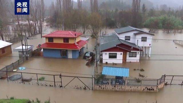 智利中南部强降雨致1人死亡 超4000人受灾