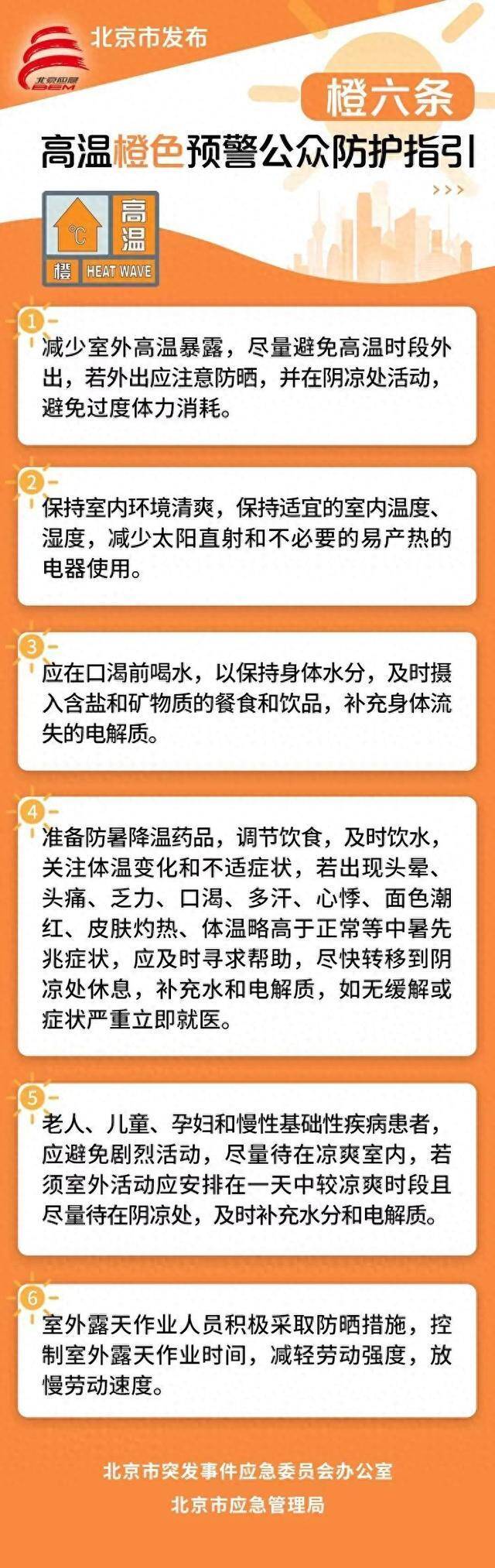 北京升级发布高温橙色预警！明后天最高37℃以上