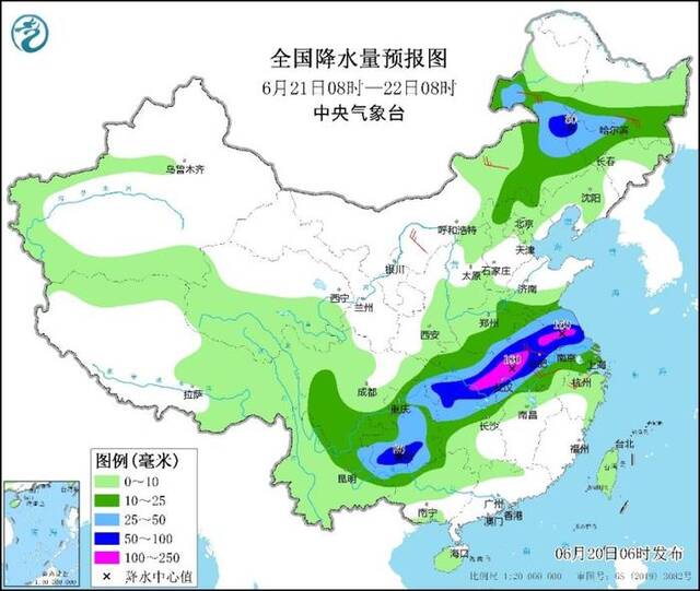 长江中下游等地将迎新一轮降雨，未来三天华北东北等地多雷阵雨