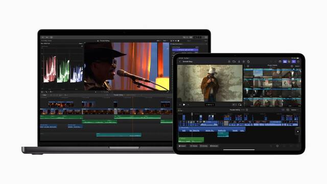 苹果时隔半年更新 iPad 版 Final Cut Pro：M4 渲染速度较 M1 提高 2 倍、支持移动硬盘