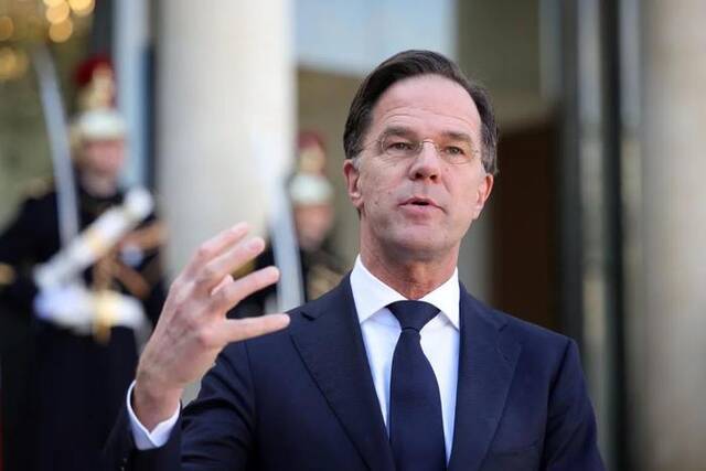 ▲资料图：荷兰首相马克·吕特。图/ICphoto