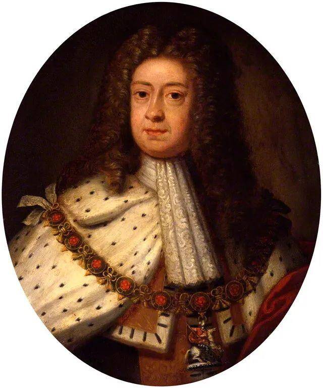 1714年乔治一世着加冕袍服