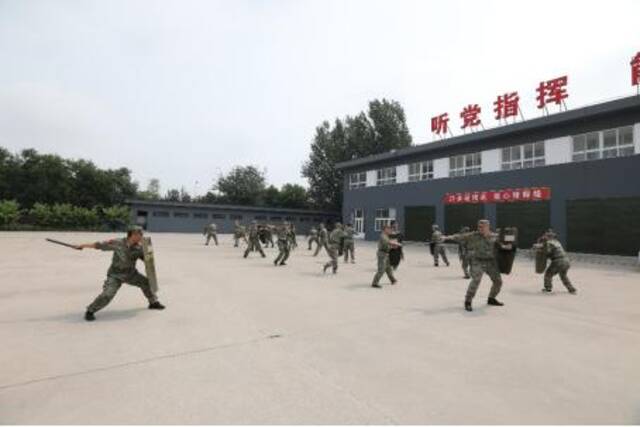 训练有素：看看天津市武清区的民兵集训