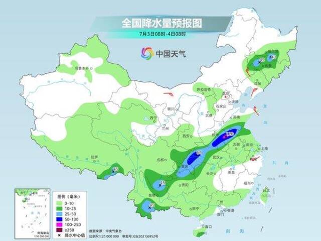长江中下游地区将进入降雨间歇期 东北华北多雷雨天气