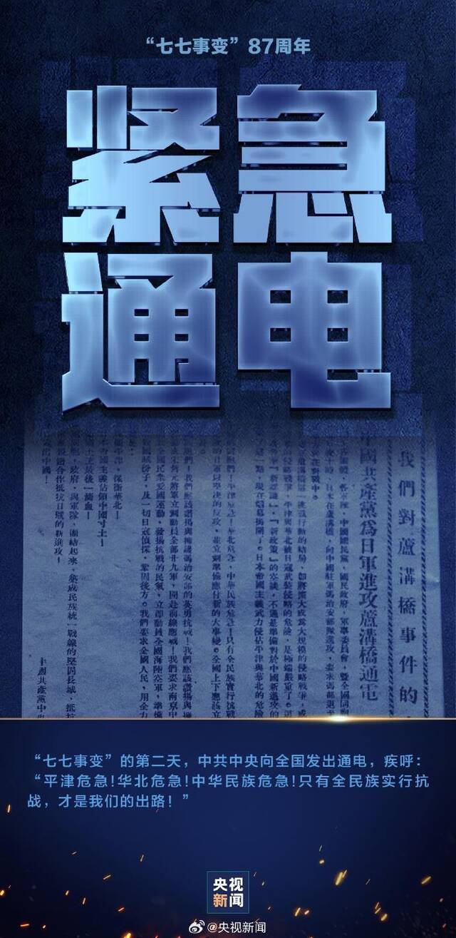 87年了，我们不能忘，不敢忘！