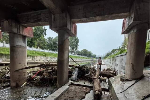 金水河护坡坍塌、步道受损，郑州市城市管理局发布情况说明